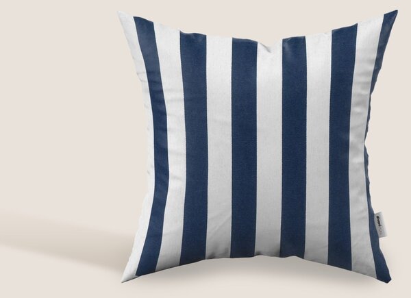 Righe cuscino cotone rigato disponibile in diverse colorazioni blu