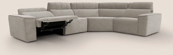 Clark Divano modulare angolare REVERSIBILE con opzione relax elettrico