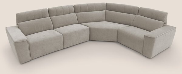 Clark Divano modulare angolare REVERSIBILE con opzione relax elettrico