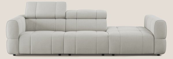 Giotto Divano con terminale e opzione relax elettrico in microfibra ef