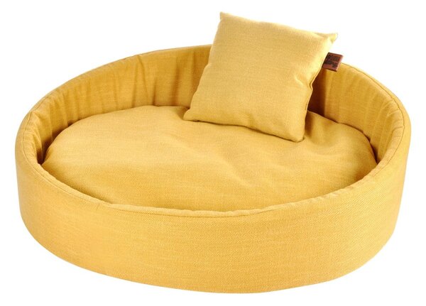Letto giallo per cani 60x80 cm - Love Story