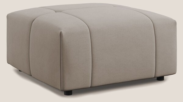 Giotto pouf in morbida microfibra effetto velluto impermeabile idrorep