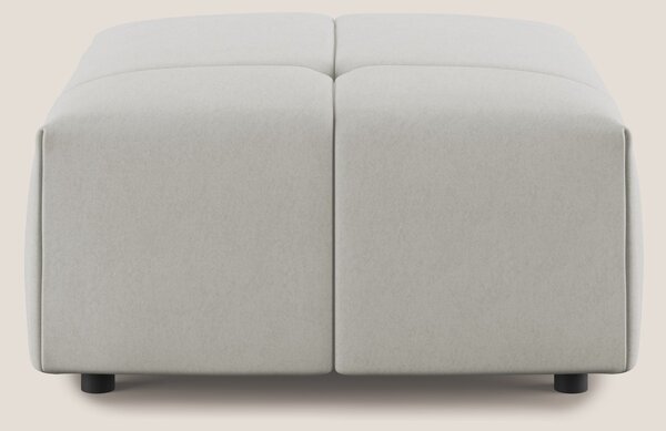 Giotto pouf in morbida microfibra effetto velluto impermeabile idrorep