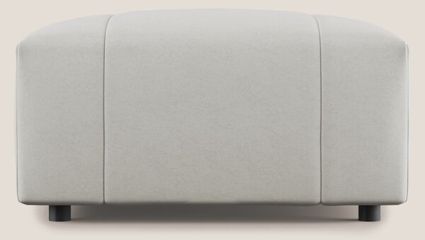 Giotto pouf in morbida microfibra effetto velluto impermeabile idrorep