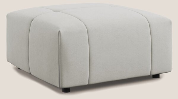 Giotto pouf in morbida microfibra effetto velluto impermeabile idrorep