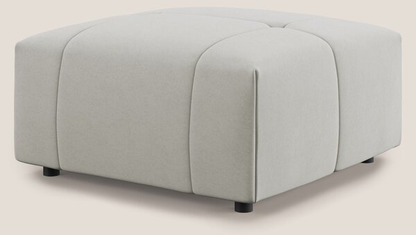 Giotto pouf in morbida microfibra effetto velluto impermeabile idrorep