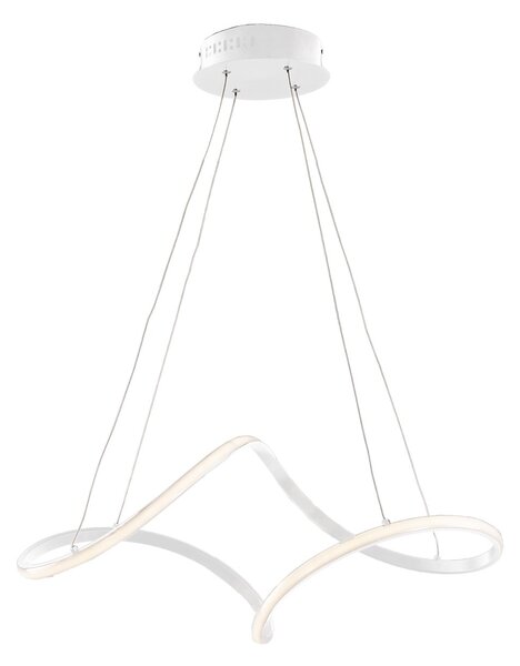 Sospensione Moderna Dana Metallo Bianco Led Integrato 4000K