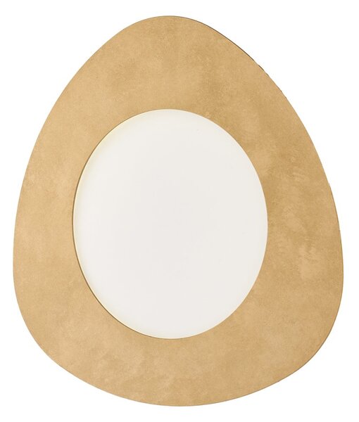 Plafoniera Moderna Clara Led Integrato 4000K In Ferro Oro