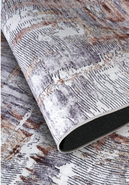 Tappeto grigio 120x160 cm Malard Copper Gold - Elle Decoration