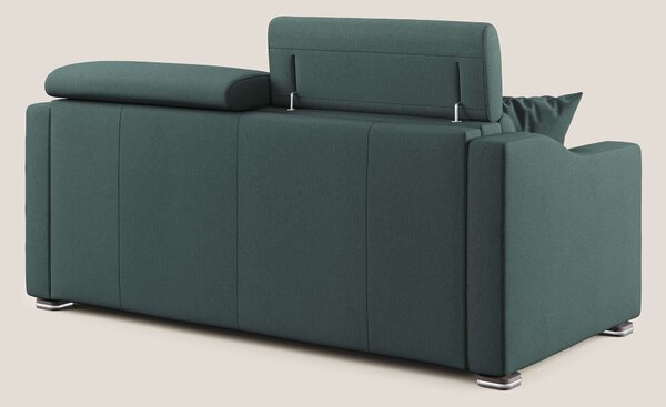 Amber divano letto matrimoniale in tessuto smacchiabile T05 verde