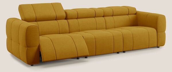Giotto Divano modulare a 3 sedute con opzione relax elettrico in micro