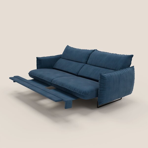 Monamour Divano dal design moderno con opzione relax elettrico in micr