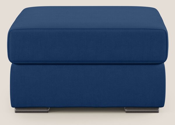 Sun pouf apribile contenitore in microfibra smacchiabile T11 blu