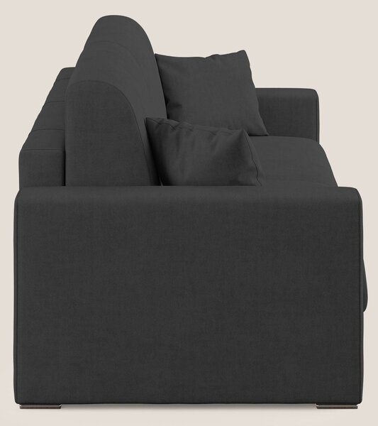 Best Divano letto matrimoniale in tessuto impermeabile T02 nero