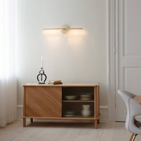 UMAGE Applique da parete di design Omni, dimmerabile, Ottone / Oro, Soggiorno / Sala da pranzo, Metallo, Design, Applique