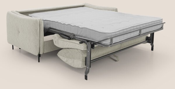 Gregory Divano letto con materasso h18 cm in microfibra effetto vellut