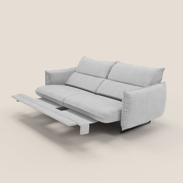 Monamour Divano dal design moderno con opzione relax elettrico in micr