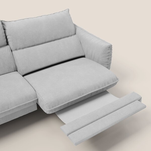 Monamour Divano dal design moderno con opzione relax elettrico in micr