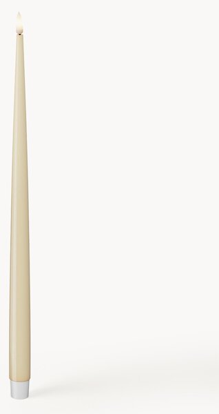 Candele a bastoncino a LED fatte a mano Real Flame, alt. 38 cm, 2 pz