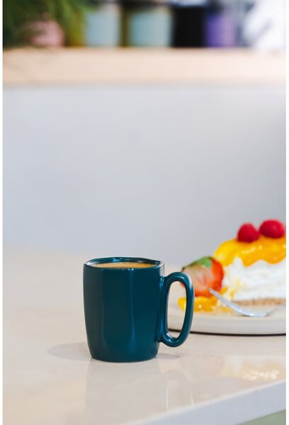 Tazze in set per espresso in verde scuro in gres 2 pz 80 ml Fuori – Vialli Design
