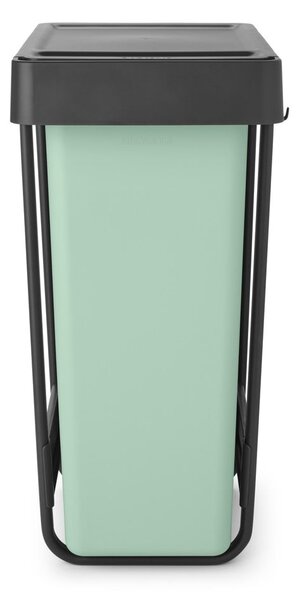 Bidone in plastica da incasso per raccolta differenziata in grigio scuro menta 60 l Sort&Go - Brabantia