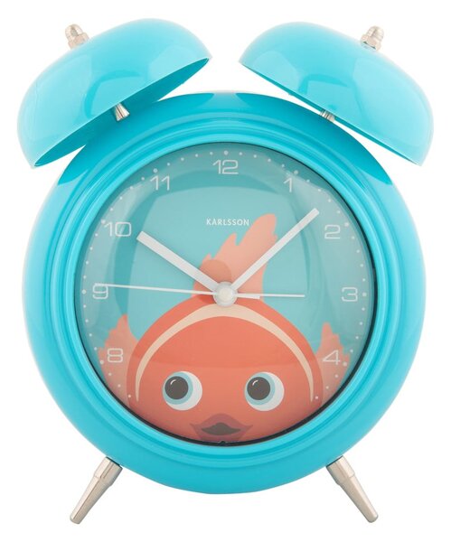 Sveglia per bambini ø 15 cm Peekaboo Goldfish - Karlsson