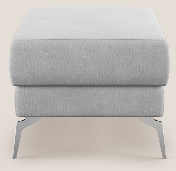 Star Pouf con piedini alti in tessuto impermeabile T02 grigio chiaro
