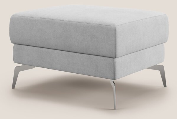 Star Pouf con piedini alti in tessuto impermeabile T02 grigio chiaro