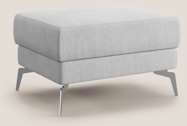 Star Pouf con piedini alti in tessuto impermeabile T02 grigio chiaro
