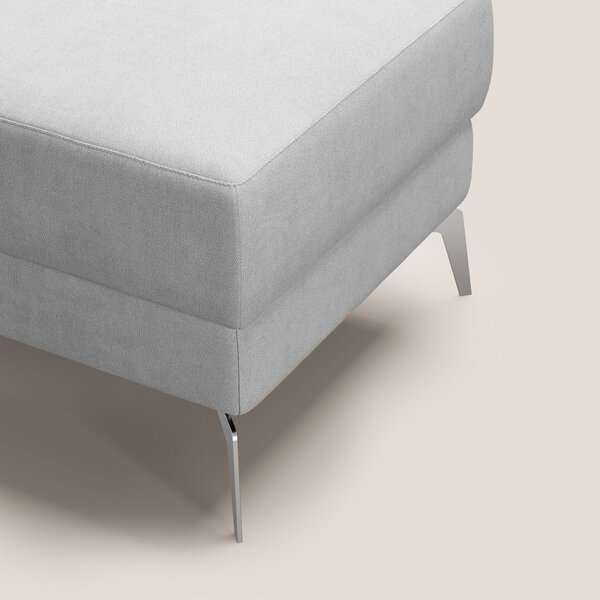 Star Pouf con piedini alti in tessuto impermeabile T02 grigio chiaro