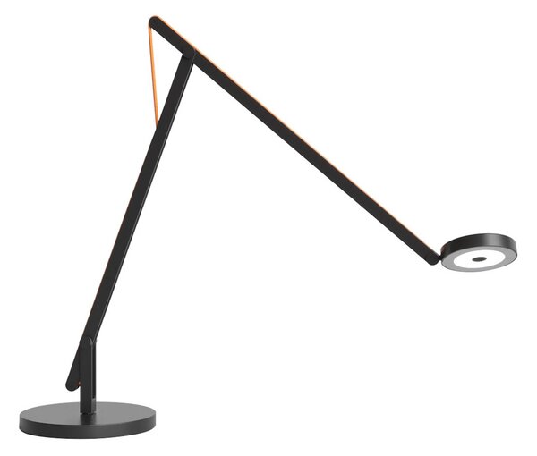 Rotaliana String T1 LED da tavolo nero, arancio