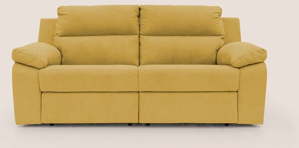 Romeo Divano relax con recliner elettrico in morbido tessuto impermeab