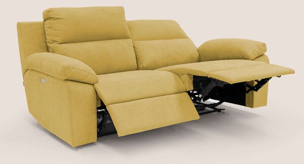 Romeo Divano relax con recliner elettrico in morbido tessuto impermeab