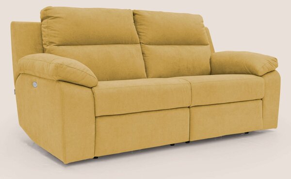Romeo Divano relax con recliner elettrico in morbido tessuto impermeab