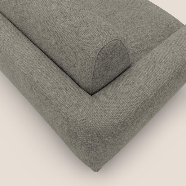 Happy Divano letto matrimoniale con materasso h18 cm in tessuto imperm