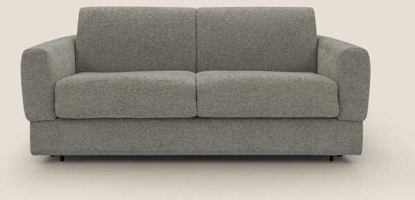 Happy Divano letto matrimoniale con materasso h18 cm in tessuto imperm