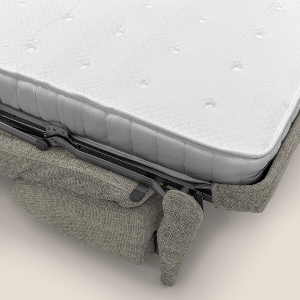 Happy Divano letto matrimoniale con materasso h18 cm in tessuto imperm