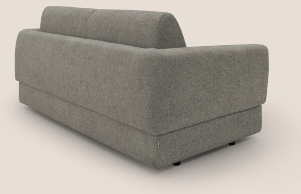 Happy Divano letto matrimoniale con materasso h18 cm in tessuto imperm
