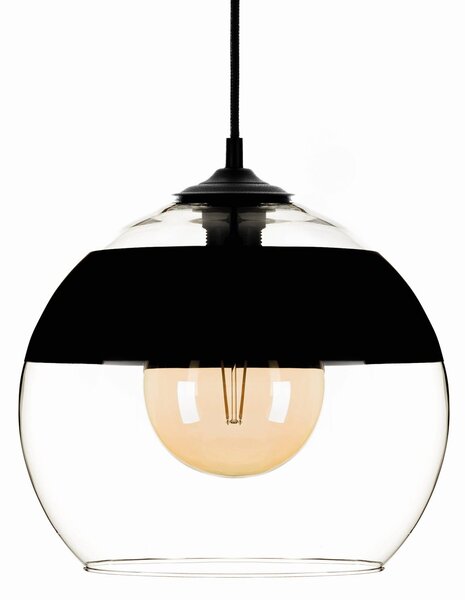 Solbika Lighting Lampada a sospensione Monochrome Flash chiaro/nero Ø 30 cm