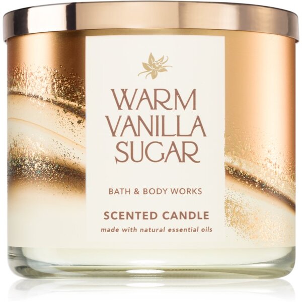 Bath & Body Works Warm Vanilla Sugar candela profumata 411 g