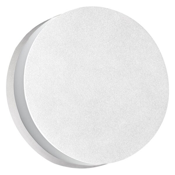 BRUMBERG 10030 applique LED esterni, tonda, bianco, Bianco / Opale, Corridoio, Alluminio
