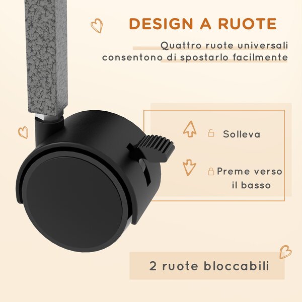 PawHut Gabbia per Conigli con 4 Ingressi a Livelli Multipli con Amaca, in Acciaio e PP, 80x52x159 cm|Aosom