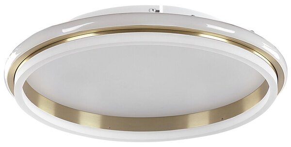 Lampada da soffitto LED plafoniera 64 cm metallo acrilico oro Beliani