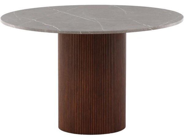 Tavolo rotondo con piano in marmo Austin, Ø 120 cm