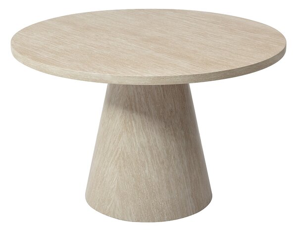 Tavolo da pranzo 4 persone in MDF Effetto travertino Beige - LARIOZA di PASCAL MORABITO