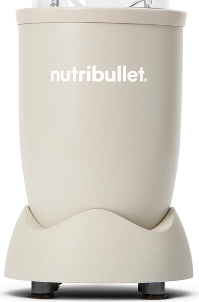 NutriBullet Blender Frullatore con Bicchiere Capacit 0.9 Litri Potenza 900 Watt + Caraffa da 700 ml e Coperchi colore Sabbia - NB907MASN