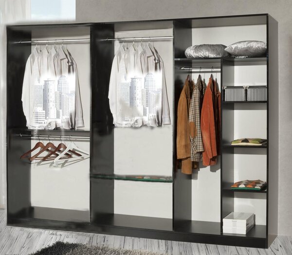 Armadio di design armadi lucidi mobili soggiorno legno nuovo