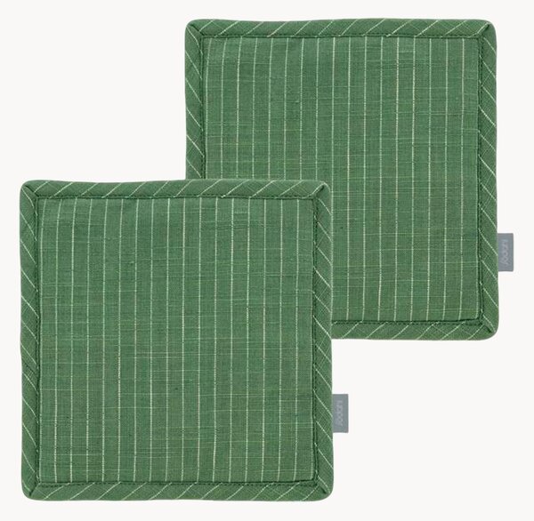 Set di 2 presine in cotone Line