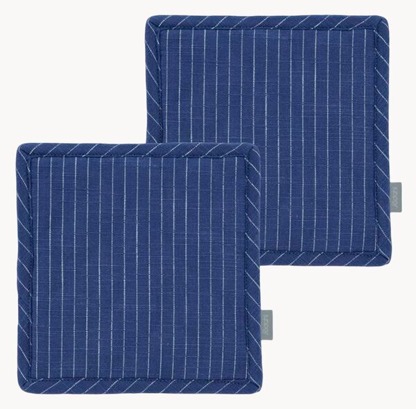 Set di 2 presine in cotone Line