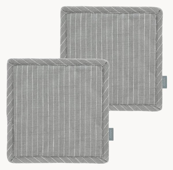 Set di 2 presine in cotone Line